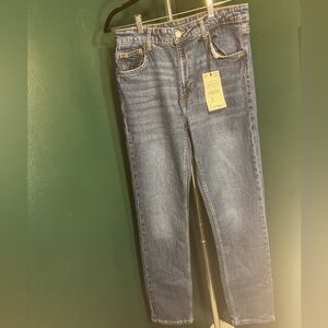 Zara Classic Blue Denim Jeans size 8 NWT